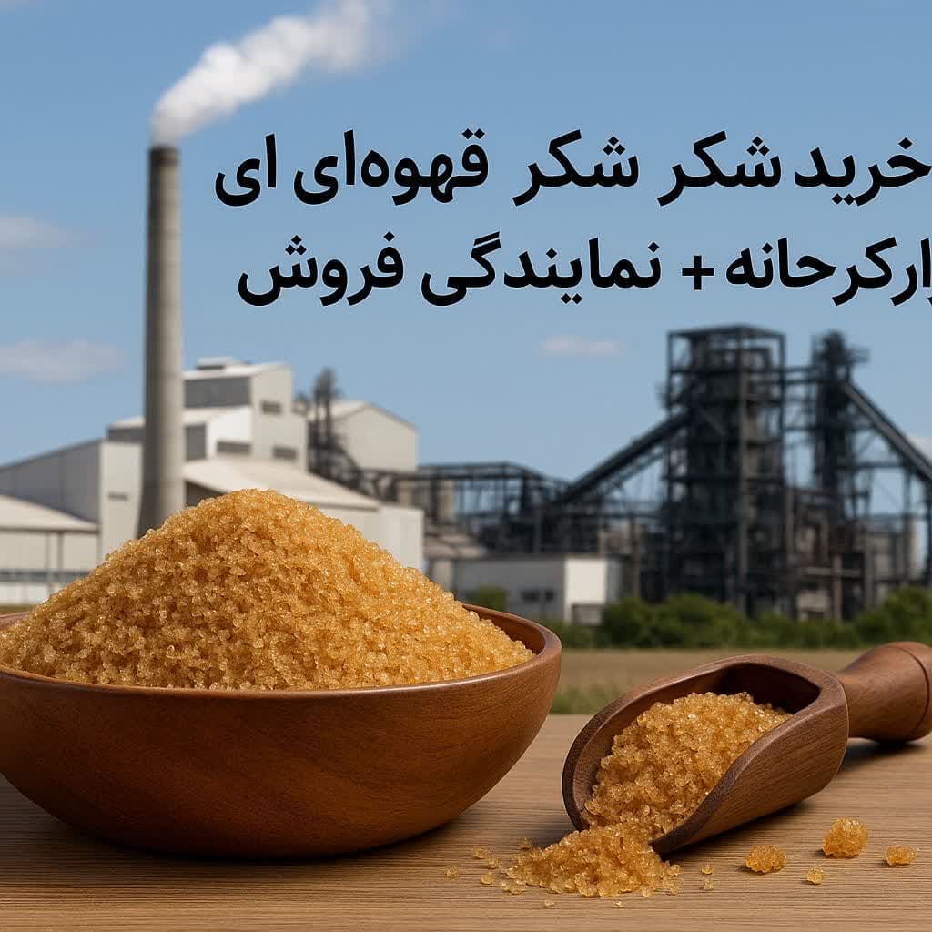 خرید شکر قهوه ای شهدانه از کارخانه + نمایندگی فروش